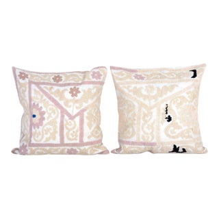 Suzani Cushion Cover - a Pair For Sale