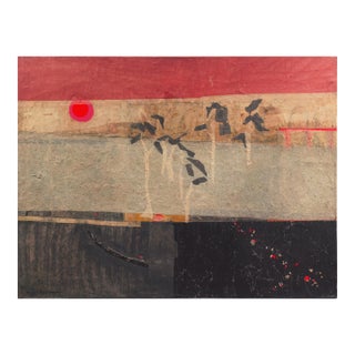 'Tropical Sunset' by Peggy Holloway, Corcoran, Smithsonian, Baltimore Museum of Art, Coral For Sale