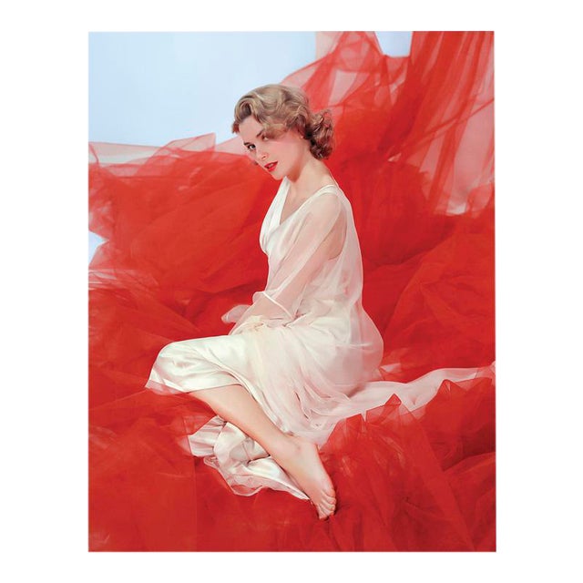 1954 "Grace Kelly in Nightgown" Framed Print For Sale - Image 4 of 4
