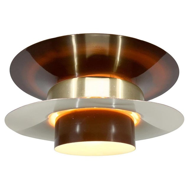 Space Age German Pendant Light in Metal, 1970s For Sale - Image 13 of 13