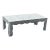 Custom Scalloped Coffee Table in Brunschwig and Fils For Sale
