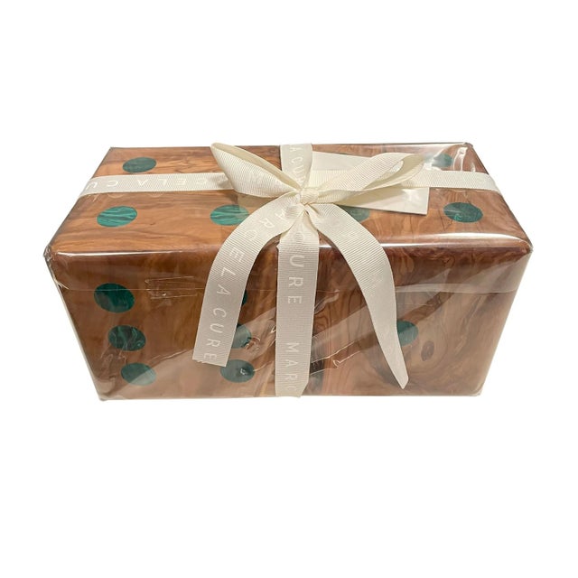 An extra-large pair of dice by designer Marcella Cure. Playful and elegant accessories for your bookshelves, or the...