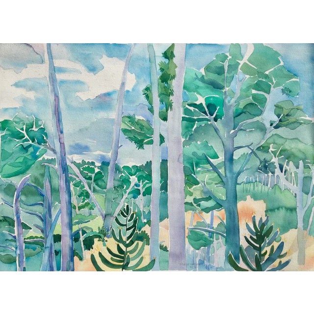 'Overlooking the Meadow' by Robin Gregory, 1981 For Sale In Monterey, CA - Image 6 of 6