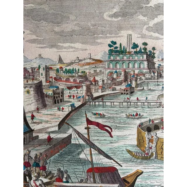 Probst, The Walls of Babylon, 1760, Paper For Sale - Image 4 of 12