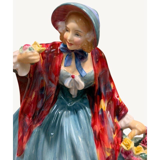 Vintage Royal Doulton “Lady Charmian” HN 1948 bone china figurine, designed by celebrated Royal Doulton artist Leslie...