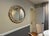 Hollywood Regency Vintage Carolina "Palm Frond" Oval Wall Mirror For Sale - Image 3 of 8