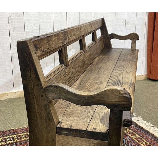 Late 19th Century Rustic Chestnut Bench For Sale - Image 17 of 18