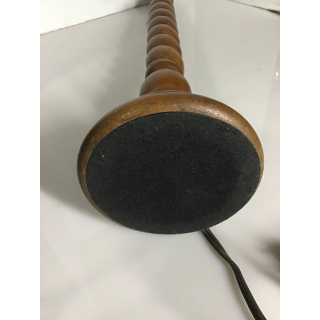 Late 20th Century Vintage Barley Twist Table Lamp For Sale - Image 5 of 8