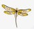 Antique Plique-À-Jour Dragonfly Brooch With Gold and Gemstones For Sale - Image 15 of 15