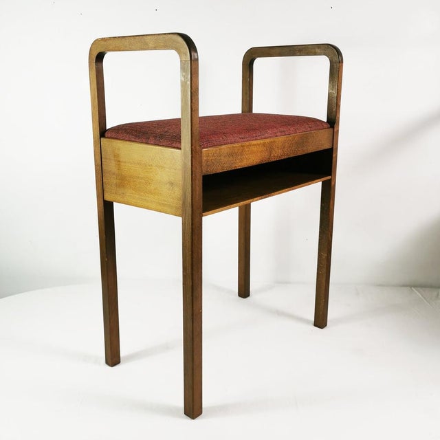 Art Deco Hallway Chair, Denmark, 1940s For Sale - Image 4 of 13