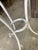 Square White Garden Table in Metal, 1950s For Sale - Image 6 of 18