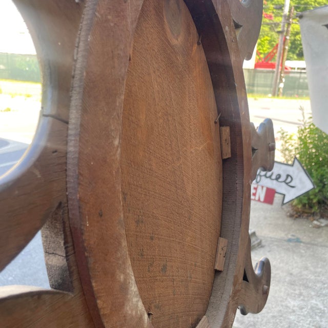 Wood Late 1800s Victorian Hall Tree With Original Iron Drip-Catcher Plate For Sale - Image 7 of 14