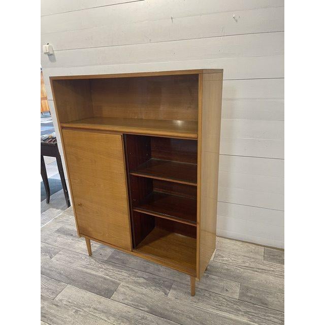 Vintage Bookcase with Sliding Doors from Novy Domov, 1976 For Sale - Image 6 of 10