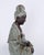 Chinese Antique Guanyin (Kwan Yin) Goddess of Mercy Buddha Late 19th / Early 20th Century Celadon Color W/ Craquelure Splendid Statue/Sculpture Vg+ For Sale - Image 3 of 12