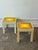 Ultimate mood boosters over here available These Parsons style geometric side tables are proof that yellow and brown are...