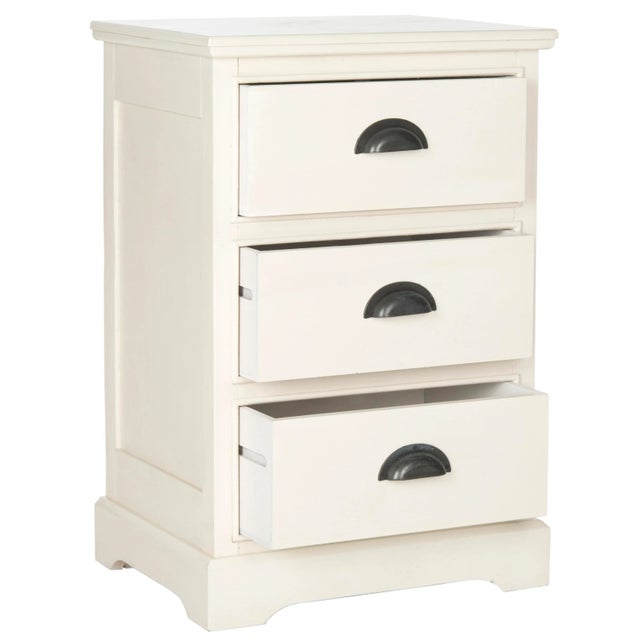 A timeless silhouette inspired by colonial and farmhouse designs, the 3-drawer side table offers much needed storage...