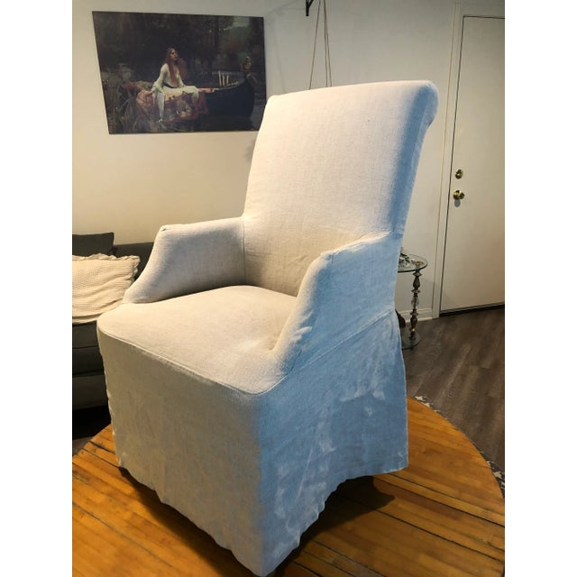 Restoration Hardware Hudson Parson Slipcover Chair Chairish