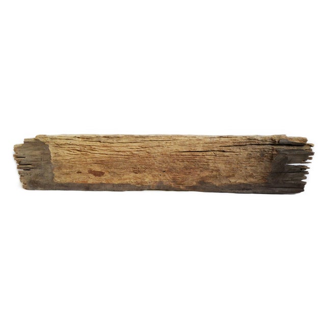 Early 20th Century Old Carved Wood Fragment For Sale - Image 5 of 6