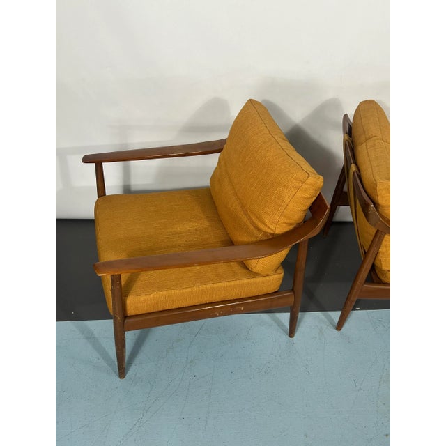 Mid-Century Modern Model 550 Armchairs by Walter Knoll, 1950s, Set of 2 For Sale - Image 10 of 18