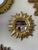 Late 20th Century Gold Gilded 12.5" Sunburst Wall Mirror For Sale - Image 18 of 18