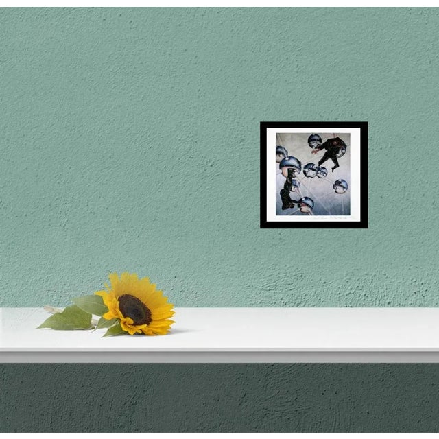 Pop Art 1986 Cotten/Prince 'From Art Sounds Portfolio' Pop Art Blue,Brown,Black,Gray,Transparent Usa Offset Lithograph For Sale - Image 3 of 3