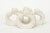 Vintage Porcelain Coastal Sea Horse Napkin Rings Set of 6, 1950's For Sale - Image 10 of 11