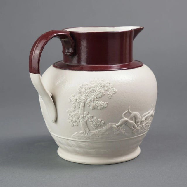 English Stoneware Hunt Jug by Spode, C. 1810 For Sale - Image 4 of 10