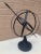 Vintage English Country Iron Black Garden Armillary Sundial For Sale - Image 4 of 8