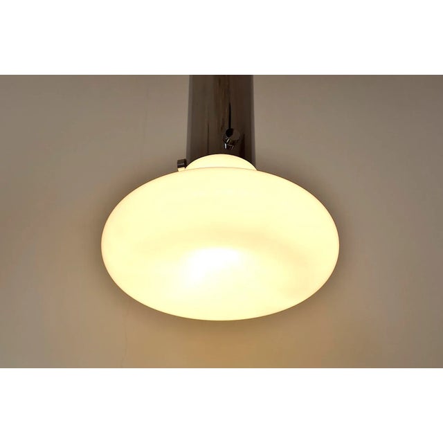 Glass Mushroom Pendant Lamp from Glashütte Limburg, 1960s For Sale - Image 7 of 10