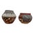 Pair of Acoma Pueblo Hand-Painted Pottery Jars, Signed by Florence & D. Sarracino For Sale