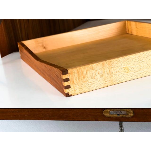 Cado System Teak Wall Unit Bar Container from Poul Cadovius, 1960s For Sale - Image 9 of 18