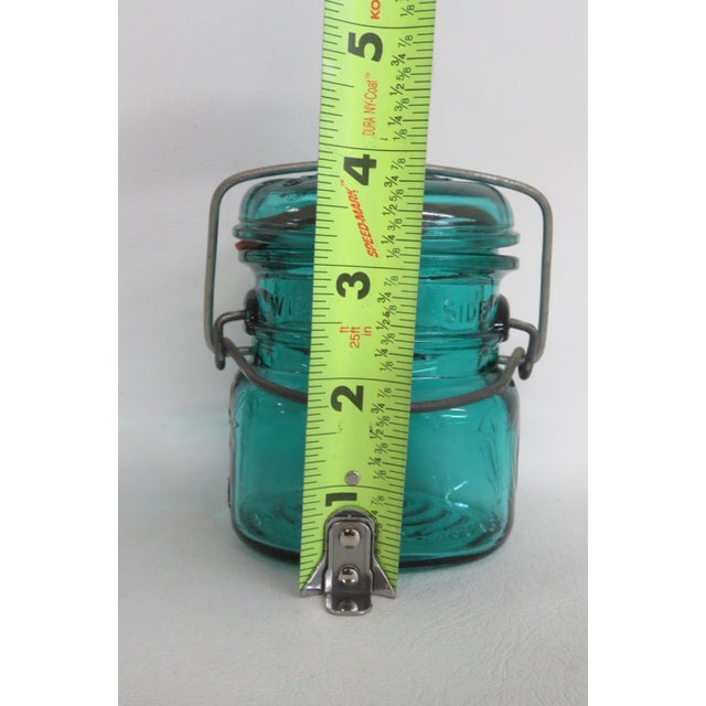 Ball Ideal Bicentennial Eagle Mason Jar With Lid 1976 Vintage Blue Teal 4715b For Sale - Image 17 of 18