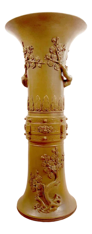 Republic of China Era Chinese Porcelain Plum Tree Floor Gu