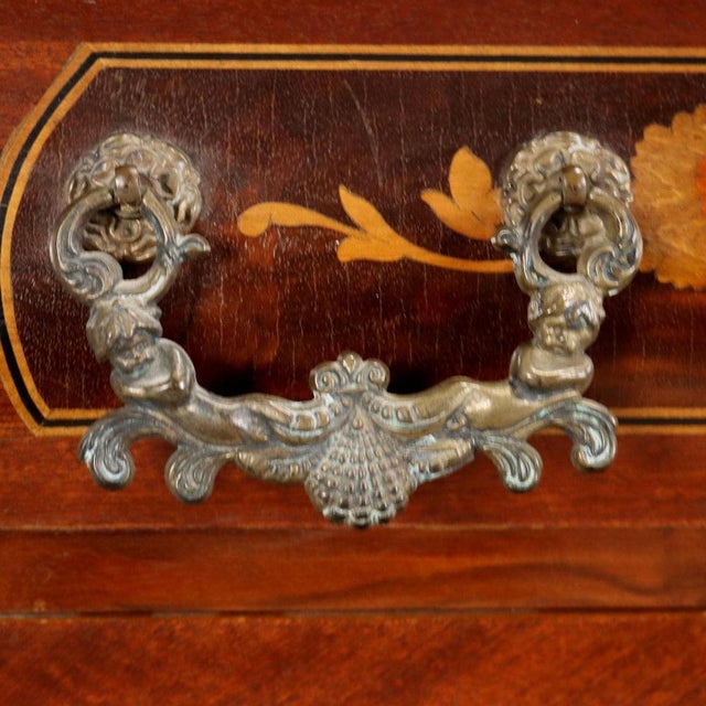 Flap Cabinet Veneered in Various Woods For Sale - Image 9 of 13