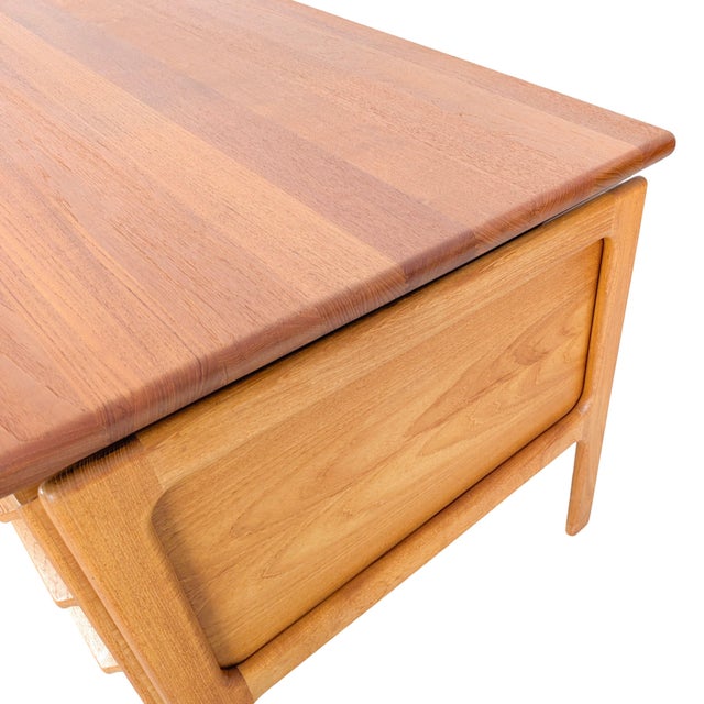 Wood Mid-Century Teak Desk from GV Gaasvig For Sale - Image 7 of 10