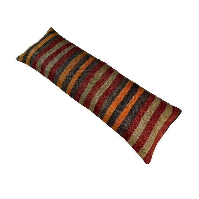 Vintage Turkish Kilim Cushion Cover For Sale - Image 4 of 11