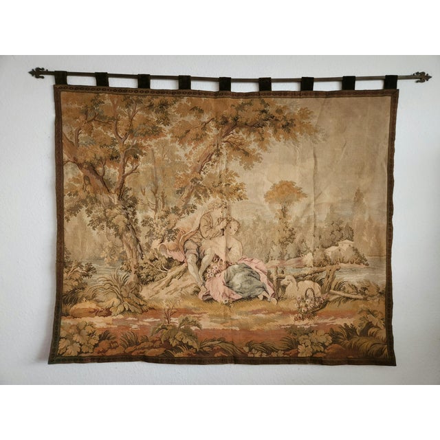 Rococo Tapestry from Rosel Erzeugnisse, 1940s For Sale - Image 3 of 18