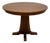 Mission Quarter Sawn Oak Round Dining Table, Kitchen Table - 42" For Sale