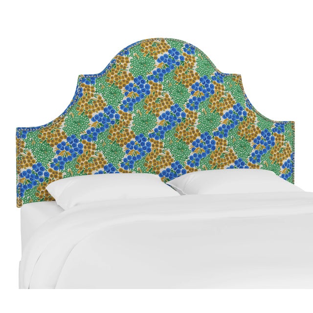 Halsted Headboard in Blue Citrine Loiret, Twin For Sale In Chicago - Image 6 of 6