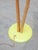 Metal Mid-Century Modern Bamboo Floor Lamp with Yellow Metal Base, 1959 For Sale - Image 7 of 10