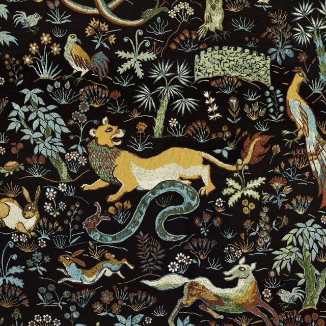 House of Hackney Trematonia Wallpaper - Onyx For Sale