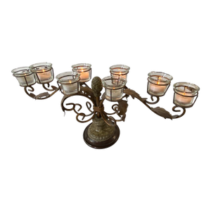 Low Profile Candelabra Centerpiece