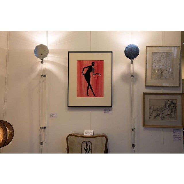 Sconces by Peter Hamburger for Knoll, 1970s, Set of 2 For Sale - Image 8 of 11