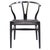 CH24 Wishbone Chair in Black with Black Paper Cord Seat by Hans J. Wegner, 1950s For Sale - Image 11 of 11