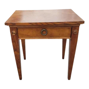Lane Furniture Fruitwood One-Drawer Side Table