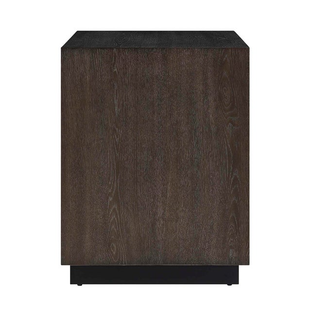 Barrett Dark Charcoal Oak Cabinet For Sale - Image 9 of 12