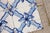 Antique Set of Eleven 18th Century Portuguese Floral Trellis Tiles in Cobalt Blue & White For Sale - Image 9 of 12