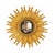 French Gold Leaf Sunburst Mirror For Sale - Image 5 of 5