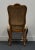 Late 20th Century High End Vintage Solid Walnut Louis XV French Provincial Cane Back Dining Side Chair 640-551 For Sale - Image 5 of 9
