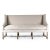 Laxton Bench in Light Gray For Sale - Image 4 of 4
